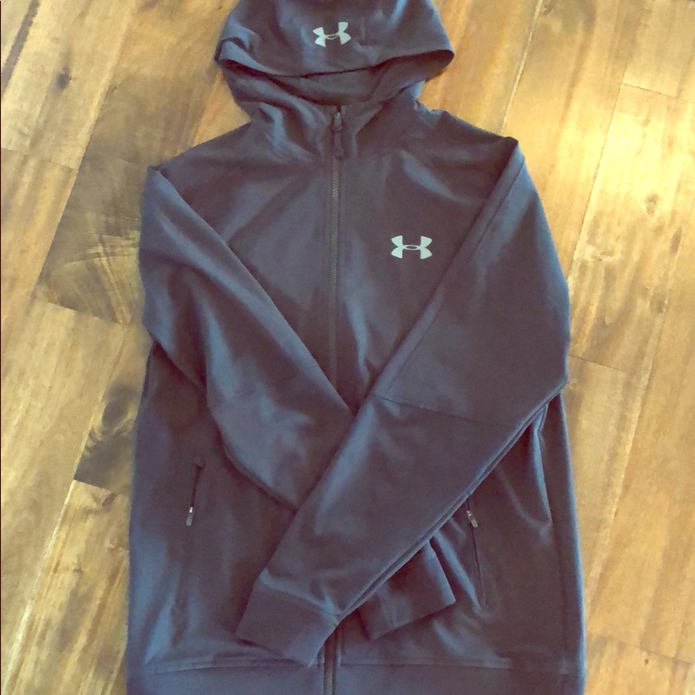 Men’s small Under-armor zip-up sweatshirt